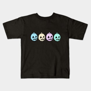 Pastel Pumpkins Kids T-Shirt